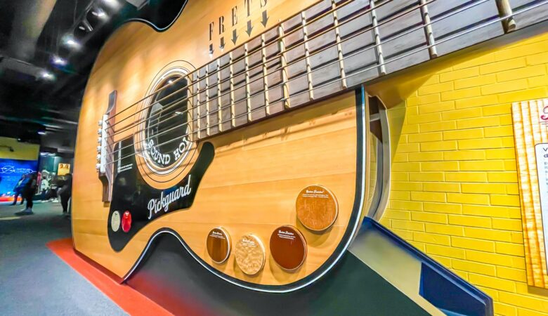 Guitare géante au Country Music Hall of Fame Nashville