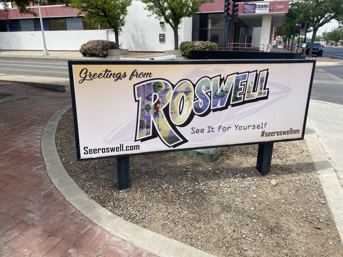 Panneau Roswell | Visiter Roswell